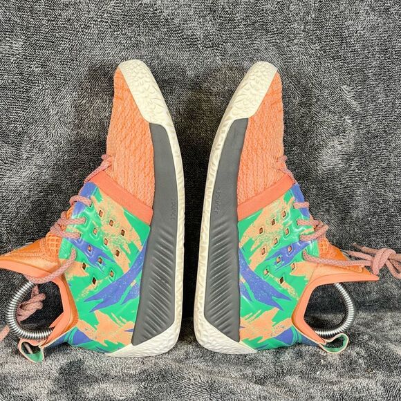 Adidas Harden Vol 2 California Dreaming A Melon Boy size 4/ Women size 5.5 - Picture 6 of 8